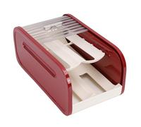 Ejoyous Contenitore per Uova Trasparente PET PP Portauova Scatola di Immagazzinaggio a Rotolamento Automatico a Doppio Strato 12,6 X 6,7 X 5,5 Pollici Organizzatore per Frigorifero Impilabile per