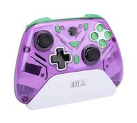Ejoyous Controller per Videogiochi, APP Personalizzabile Controller da Gioco Wireless Hall Trigger 2.4G Giroscopio a 6 Assi con Dock di Ricarica Intelligente per Regali di Compleanno (#12)