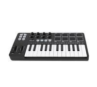 Ejoyous Controller Tastiera MIDI Controller Tastiera MIDI USB a 25 Tasti ABS con 8 Pad per Batteria 8 Manopole Arpeggiatore per Produzione Musicale Home Studio Artisti di Viaggio