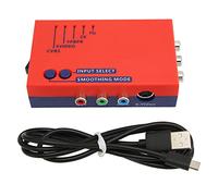 Ejoyous Convertitore RetroScaler 2X, Interfaccia Multimediale da AV a HD, Latenza per N64, Dreamcast, 2600 e Commodore 64 (rosso)