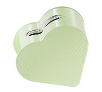 Ejoyous Coperchio per Scatola di Fazzoletti, Supporto per Dispenser di Fazzoletti in ABS con Design a Forma di Cuore, Conservazione a Zone, Accesso Pulito Ai, 8,1 X 4,5 X 8,1 Pollici, per (GREEN)
