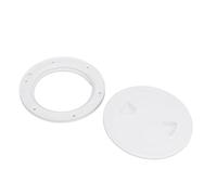 Ejoyous Copertura per Portello di Accesso Rotondo, Materiale ABS, Guarnizione Impermeabile, Ideale per Portelli di Accesso per da Yacht (6INCH)