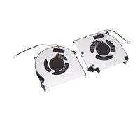 Ejoyous CPU GPU Ventola di Raffreddamento ABS Metallo Laptop CPU GPU Ventola di Raffreddamento di Ricambio 4 Pin 0,5 A Basso Rumore Dissipazione Rapida del Calore per KC G7 KC DFS5M325063B1N