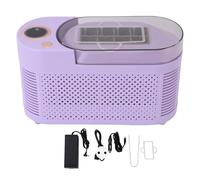 Ejoyous Cubi di Ghiaccio Mini Cubi di Ghiaccio Tavolo da Fuoco 10-15 Min Eichedurtactime Compatto per Campeggio per Ufficio a Casa con Materiale ABS Sus 12v (Spina europea)
