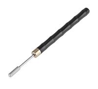 Ejoyous Cuscinetti Doppi, Penna a Rulli Lisci, Punta in Acciaio Inossidabile e Manico di Sandalo, Diametro della Testa da 6 Mm, per Mestiere Fai -da -te in Pelle, Giunto in bambù, Penna Colorante in