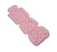 Ejoyous Cuscino per Vasca da Bagno per Tutto Il Corpo, Tappetino per Vasca con Cuscino a Bolle, Cuscino per Vasca da Bagno con Forti Ventose, Antiscivolo, Rimovibile, Lavabile (Pink)