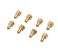 Ejoyous Dado Esagonale 1/24 RC, 8 Pezzi in Ottone Resistente All'usura Resistente Alla Ruggine Sostituzione del Dado di Bloccaggio della Ruota per Axial SCX24, Accessori RC Ad Alta (8mm)