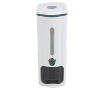 Ejoyous Dispenser di Riso, Contenitore per la Conservazione del Riso in PP da 11 Kg con Coperchio, Supporto per Cereali Sigillato a Pressa per Farina di Chicchi di, Resistenza Alle Alte (GREEN)