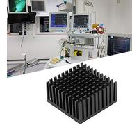 Ejoyous Dissipatore di Calore in Alluminio 40x20x40mm per LED, Router, CPU con Buona conducibilità Termica, Ridurre il Fallimento Hardware, un'efficace Dissipazione del Calore (BLACK)