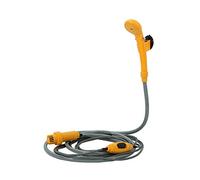 Ejoyous Doccia da campeggio da 12 V con pompa sommergibile, adattatore da 12 V per auto, per campeggio, giardino, auto, esterni, doccia con tubo da 2 m e cavo di alimentazione da 5 m, per esterni, per