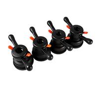 Ejoyous Equilibratrice, 36/38 / 40mm 3 / 4mm a Cambio rapido Dado ad Alette bilanciamento della Ruota Strumento per Cambio Pneumatico Cambio Pneumatico a sgancio rapido Dado ad