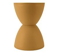 Ejoyous Feci Rotonde Sgabelli a Forma di Clessidra in Plastica Moderna Sgabello per la Casa Semplice con Design Elegante per il Tavolo da Bagno per lo Spogliatoio (curcuma)
