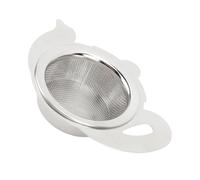 Ejoyous Filtro per Infusore per il tè, Filtro per tè in Acciaio Inossidabile 304, per a Foglie Sfuse a Maglia Fine con Base Isolata per la Preparazione della Birra in Casa o in Ufficio (Colore