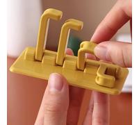 Ejoyous Ganci Adesivi da Parete Ganci da Parete in Plastica per, Stacca e Incolla, Design Senza Chiodi, Tenuta a Lunga Durata, Rimozione Senza Tracce, per l'organizzazione della Porta del Bagno