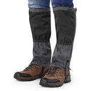 Ejoyous Ghette da Escursionismo, 1 Paio di Leggings Impermeabili Ghette per Gambe da Neve All'aperto Copertura per Scarpe da Arrampicata Regolabile Escursionismo Arrampicata Caccia (Nero)