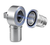 Ejoyous Giunto Magnetico per Sfiato dell'asciugatrice, Acciaio Inossidabile e Lega di Alluminio, Connettore Magnetico a 90 Gradi per Tubi di Scarico da 4 Pollici e Facile Installazione