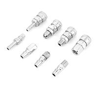 Ejoyous I Raccordi in Lega di Zinco Rapido a Connessione Rapido 8pcs, Fili per Tubo del Compressore d'aria, Realizzati con Materiale di Alto Grado