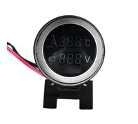 Ejoyous Indicatore Digitale della Temperatura dell'acqua, Materiale ABS, Visualizzazione Accurata della Tensione della Temperatura dell'acqua per Veicoli e Barche DC 9-36V