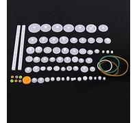 Ejoyous Ingranaggi in plastica, Piccolo ingranaggio in plastica, Set di Ingranaggi, Set di Ricambio per Fai Te RC Rdron Auto, Elicottero Modello Elicottero Giocattolo (75 Tipi di Kit ingranaggio)