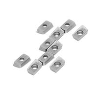 Ejoyous Inserti per Tornitura Inserti per Fresatura in Metallo Duro Rivestito 10 Pezzi APMT1135PDERM2 per Utenti di Utensili di Tornitura CNC Lavorazione di Acciaio Inossidabile con Finitura Lucida