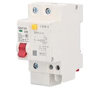 Ejoyous Interruttore Automatico 1P Plus N Interruttore Automatico Miniaturizzato PC Shell 230V 400V Montaggio su Guida DIN Protezione da Sovraccarico e Cortocircuito Pneumatico per Distribuzione (63A)