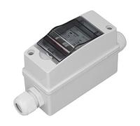 Ejoyous Interruttore Automatico DC PA66 Interruttore Automatico 2P 40A 1000 V IP65 6KA con Finestra Trasparente Isolatore DC Modulare per Solare Fotovoltaico RV Off Grid
