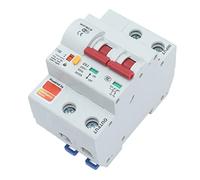 Ejoyous Interruttore Automatico Intelligente Interruttore Automatico WiFi 2P CA 220 V PA66 Guscio Ignifugo App Remota e Controllo Bluetooth Protezione da Sovracorrente per Illuminazione Domestica