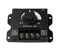 Ejoyous Interruttore Dimmer a Manopola, 12V-24V 30A Interruttore Dimmer Regolatore LED Regolatore di luminosità a Striscia per Controllo luminosità e Temperatura Colore