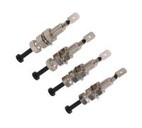 Ejoyous Interruttore per Porta Regolabile, Interruttore per Cofano Auto in Lega , Allarme per Cofano, 12 V 20 A, Accensione Istantanea, Foro di Montaggio da 8 Mm, per Uso della Luce del Telaio della