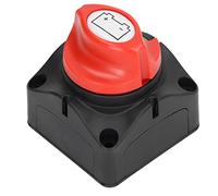 Ejoyous Interruttore Staccabatteria Interruttore Batteria ABS da 12 V A 36 V 275 A On Off 2 Posizioni con Borchie M10 Coperchio Terminale Posteriore per Auto ATV Barca