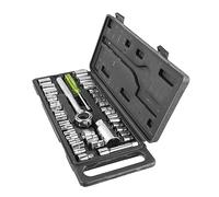 Ejoyous Kit di Strumenti Meccanici in Acciaio Al Carbonio da 40 Pezzi, Set di Prese Versatile con Custodia per la Manutenzione Domestica e in Fabbrica