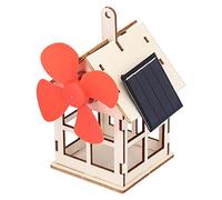 Ejoyous Kit Educativo Scientifico per Bambini Dai 7+ Anni, Mulino a Ad Energia Solare con Casa in Legno, Esperimento Fai da Te per Migliorare L'Interesse Nell'Apprendimento