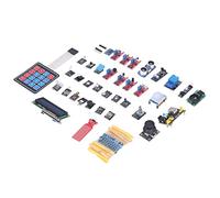 Ejoyous Kit Modulo Sensore 37 Pezzi Set di Componenti Elettronici PCB con 100 Resistori per RPI, 37 Moduli più 10 Valori di Resistore, Interfaccia Standard, per Progetti di Apprendimento di Creatori