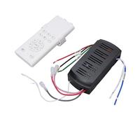 Ejoyous Kit Telecomando Universale per Ventilatore a Soffitto, Telecomando Universale per Luce e velocità del Ventilatore a Soffitto con Regolazione di velocità a 6 Tempi e Dimmer