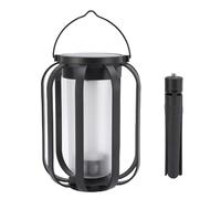 Ejoyous Lampada Ad Energia Solare, Sospensione per Lungo Tempo di Lavoro Lanterna Solare con Controllo Chiave a Prova di Pioggia IPX4 con Treppiede per Cortile