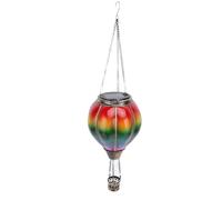 Ejoyous Lanterna Solare con Palloncini di Fuoco, Lanterna con Palloncini di Fuoco in Metallo con Luce Calda, Decorazione Solare da Appendere 15 X 52 Cm, Dal Crepuscolo all'Alba Automatico per Patio