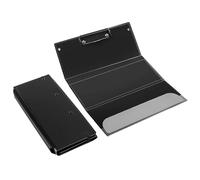 Ejoyous Lavagna per Appunti Portatile Pieghevole per Appunti Infermieristica con Impugnatura per la Carta a 3 Strati per Operatori Sanitari e Studenti (BLACK)