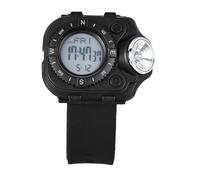 Ejoyous Luce LED da Polso, Torcia Tattica Impermeabile, Display Doppio Orario Impermeabile Fino a 30M, Orologio Multifunzione, per Corsa Notturna, All'aperto, Escursionismo, Campeggio