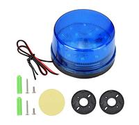 Ejoyous Luci di Allarme Blu Stroboscopiche, Luce LED Lampeggiante DC9-12V Luci di Emergenza Beacon con Flash a Tripla Frequenza Alta luminosità per Sistemi di Allarme Sicurezza