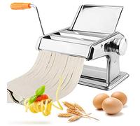 Ejoyous Macchina per la Pasta in Acciaio Inox Manuale 3 in 1 con 2 Tagli per Spaghetti, Lasagne e Tagliatelle/Fettuccine