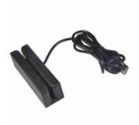 Ejoyous Magnetkarten Lesegerät, MSR580 USB Magnetstreifen Kartenleser 3 Spuren Magnetkartenlesegerät Streifenkartenleser, für TXT Word Excel POS-Systeme