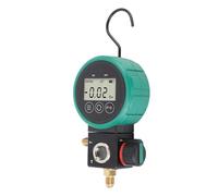 Ejoyous Manometro Digitale Tester Per Vuoto HVAC Con Sensore In Lega Di Alluminio ABS Da 0 A 5MPa 2 Tubi Manometro Multi Refrigerante Per Tecnici HVAC Servizio AC Automatico