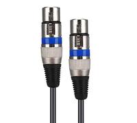 Ejoyous Materiali Premium Dual Maschio a Doppio XLR Cavo Adattatore Femmina 1,5 M, Ampia compatibilità, Trasmissione del Segnale Stabile con Filo in PVC a Doppia, Prestazioni Migliorate