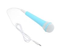 Ejoyous Microfono Cablato, Microfono per Bambini con Presa da 3,5 Mm Microfono Karaoke Dinamico Portatile per DVD TV KTV Mixer Audio Canto Streaming Podcast Party (BLUE)