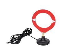 Ejoyous Mini Antenna Loop, 10 KHz-180 MHz Banda Larga, SMA Maschio | ABS PCB, Onde Lunghe Medie e Corte, FM Aviazione VHF LF, Ricevitore Radio SDR Interfono, Cavo di Prolunga da , Esterno
