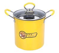 Ejoyous Mini Pentola per Friggere da 3 Litri, Mini Pentola per Friggere con Cestello, Piccola Pentola per Patatine Fritte, Pentola per Patatine Fritte in Acciaio Inossidabile