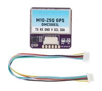 Ejoyous Modulo GPS M10-25Q, Chip di Decima Generazione con Frequenza di Uscita di 10 Hz, Protocollo di Doppia Uscita, Integrato per Bussola QMC5883L, per Drone da Corsa FPV