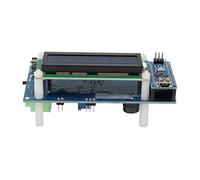 Ejoyous Modulo Kit Contatore Geiger, Modulo Contatore Geiger a Circuito Stampato con Display LCD USB, Tensione di Lavoro da 380 V a 550 V, Allarme Visivo Acustico per Rilevamento di Radiazioni