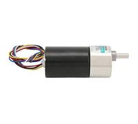 Ejoyous Motore Brushless Rame DC24V Motoriduttore con Riduttore da 100 Giri/min a 600 Giri/min CW CCW Controllo velocità Coppia Elevata con Regolatore a Staffa per Micro Macchinari Strumenti di (100
