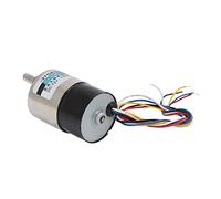 Ejoyous Motore Senza Spazzole Motore CC Riduttore a Spirale in Rame 12V CW CCW Velocità Regolabile da 5 Giri/min a 50 Giri/min con Scheda di Controllo per Strumenti di Misura CNC Macchinari (50
